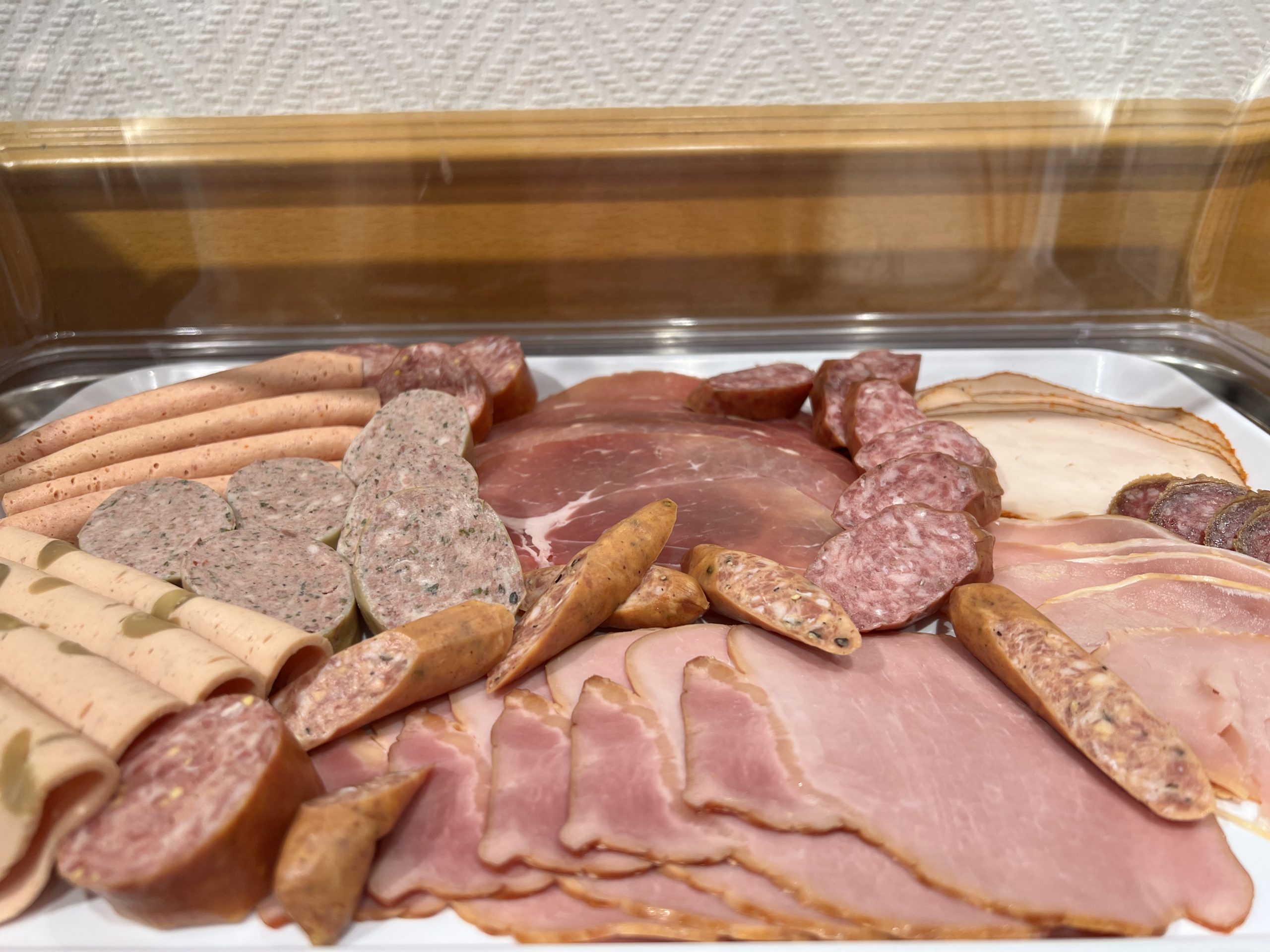 frischer Aufschnitt vom Metzger